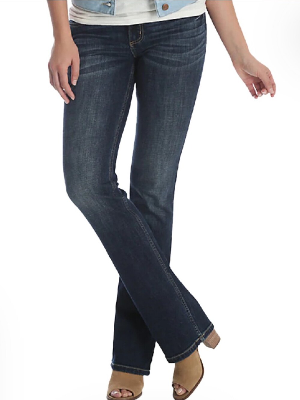 Wrangler Retro Sadie Boot Cut Jeans in Dark Blue Wash Size 9 x 36*
